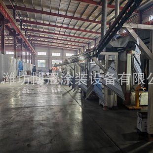 定制工业配件喷漆涂装线自动式悬挂喷漆静电喷涂工件喷涂设备