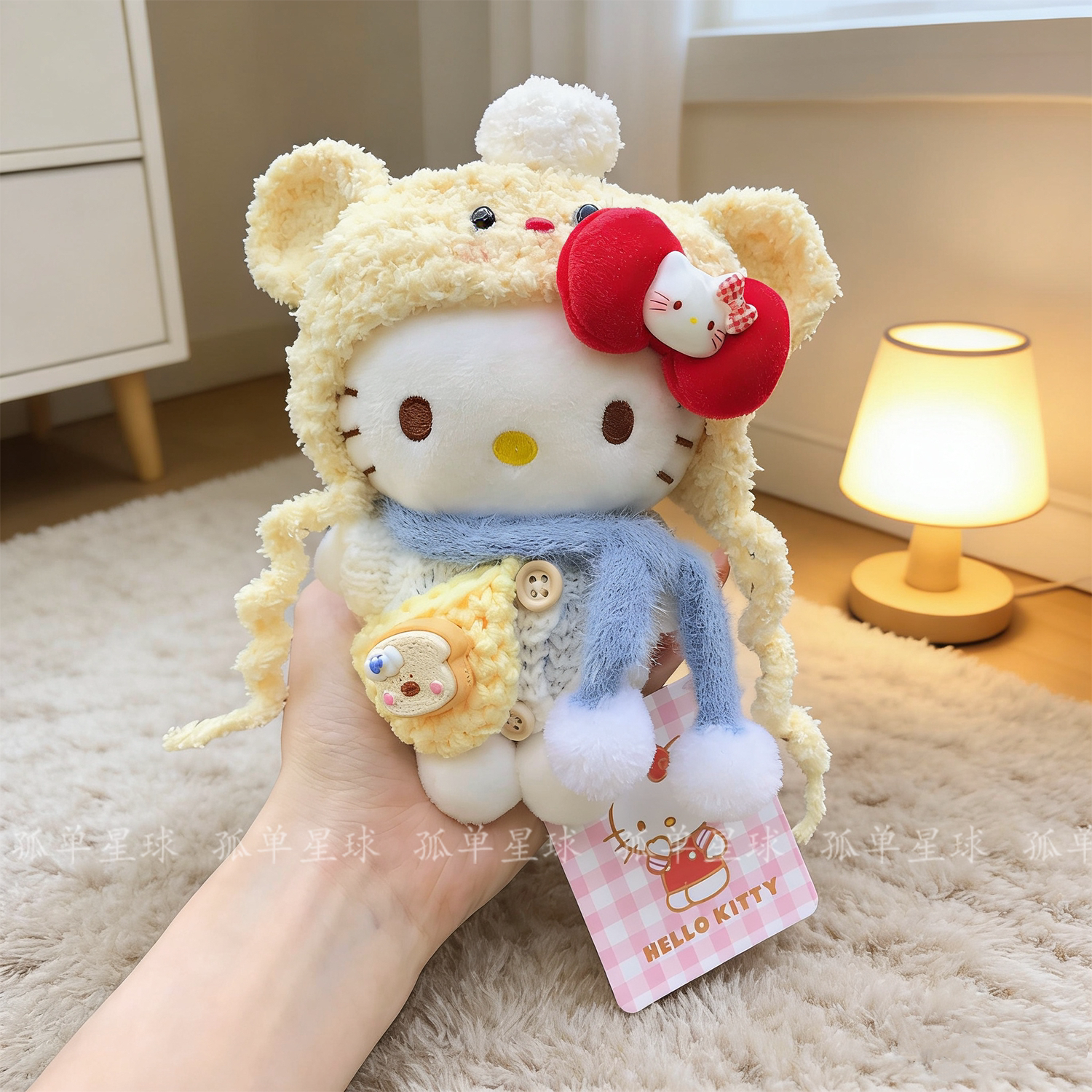 【正版】helloKitty包挂件毛绒玩偶可爱公仔哈喽kt娃娃送女生礼物