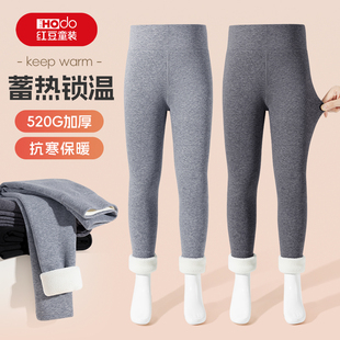 红豆儿童保暖裤校服神器棉裤冬季加绒加厚内穿男童裤子女童打底裤