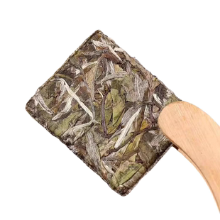 白茶福鼎白茶白牡丹2021年花香牡丹紧压白茶饼干小方片自己喝批发