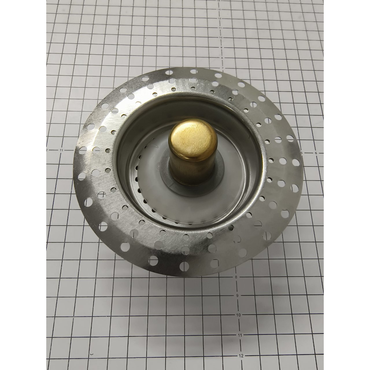 新款ABS材质厨房水槽过滤网按压式弹跳芯器水池通用洗菜盆漏水塞