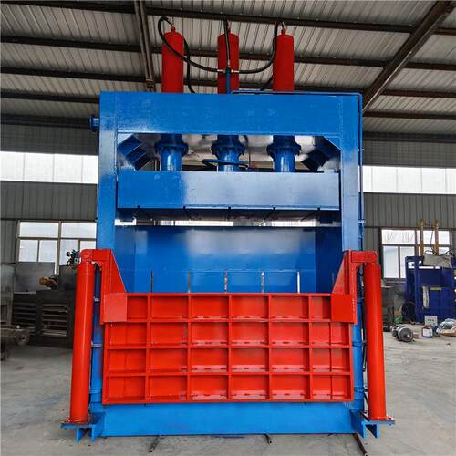 新款压力大液压打包机 定制型废金属边角料压缩捆扎机 废品压包机