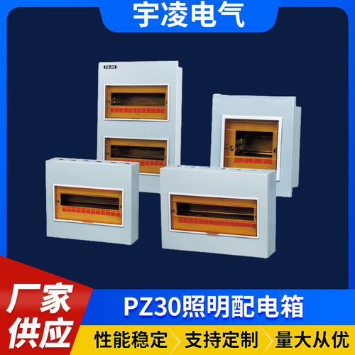 厂家供应非标PZ30回路箱 照明配电箱 暗装空开箱 强电箱