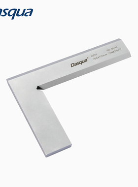 达时科90&deg;度角度尺直角尺工业级高精度双面刀口平口不锈钢0级