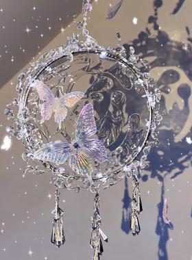 梦幻水流蝴蝶小夜灯材料包创意氛围手工diy制作生日礼物送闺蜜