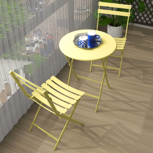 折叠桌茶几小桌子餐桌网红小茶桌喝茶桌椅组合休闲咖啡阳台小圆桌