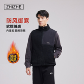 纯色百搭无袖 制者男士 加绒马甲2024秋冬新款 外套男5A抗菌抗静电