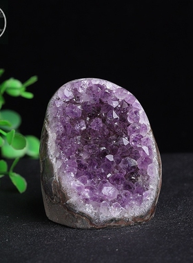 Amethyst Crysjtal Clusters Stone Uruguay Deep Purple Raw Geo