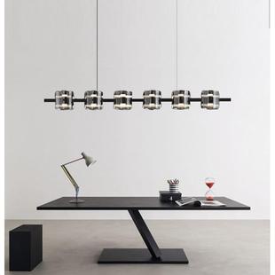 极简玻璃餐厅吊灯现代简约餐桌吧台设计师灯具 亚马逊跨境全铜意式