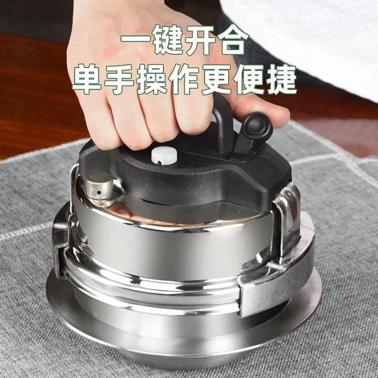 304不锈钢IH香饭锅0.8L家用饭店小型煮饭锅儿童煮粥户外迷你小锅