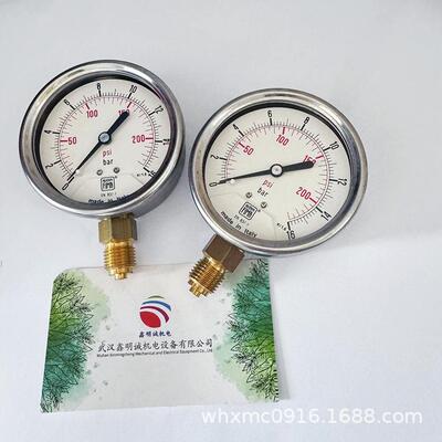 意大利NUOVAFIMA耐震真空压力表 0-16bar