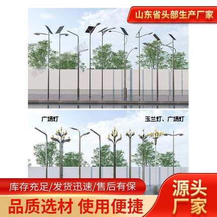 白玉兰中华灯户外庭院灯新农村工程照明灯家用墙壁灯防水LED路灯