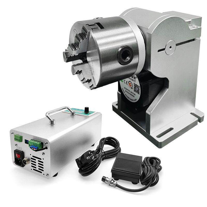 恒誉D80C-通孔旋转台打标机旋转工作台焊接机旋转轴旋转夹具调速