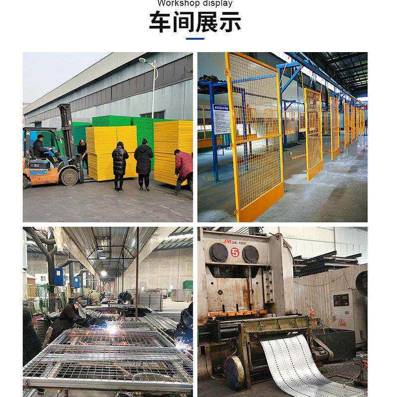 澳大利亚临时护栏镀锌焊接网片临时围栏可移动拆卸护栏网移动护栏