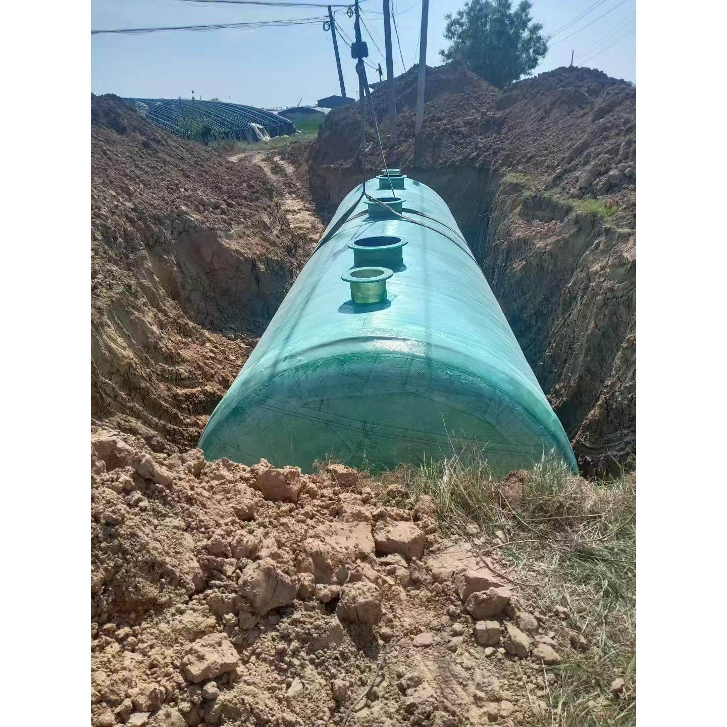 玻璃钢储水罐污水池工厂养殖化粪池一体式10/50/75/100成品化粪池,畜牧/养殖物资,粪污处理设备,淘宝优惠券,粉丝福利购,淘宝优惠卷