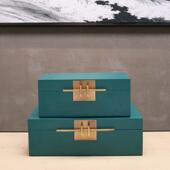 新中式 首饰盒收纳盒子高级感摆件覆古家居宋代美学样板房软装 饰品