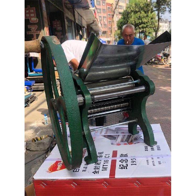 小型手动手摇经典防锈家用面条机压面机台式老式