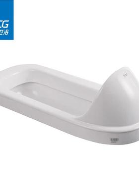 HCG和成蹲便器C106D蹲式马桶蹲坑陶瓷蹲坑带挡头前挡水后排水防臭