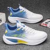 2025新款 夏季 运动鞋 男鞋 跑步耐磨轻便跑鞋 透气青少年初中学生高中