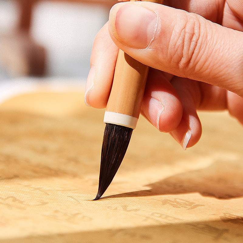 小楷毛笔狼毫紫毫兼毫鸡距笔小号蝇头书法勾线初学书法抄经专业级