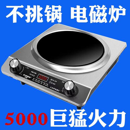 德国正品5000W凹面电磁炉家用