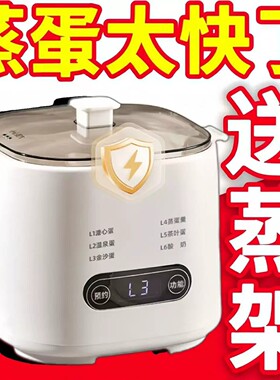 德国蒸蛋器自动断电家用小型多功能煮鸡蛋机神器2026新款煮蛋器
