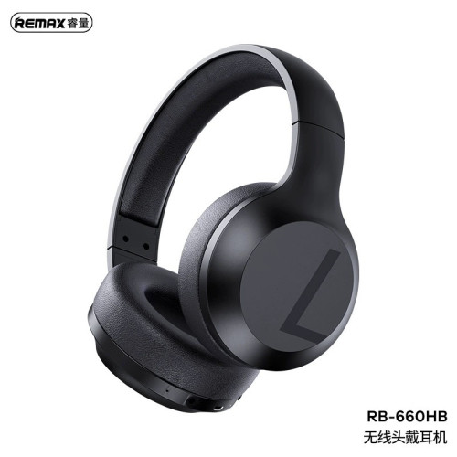 Remax/睿量 RB-660HB头戴式蓝牙5.0/3.5mm音频线伸缩支臂音乐耳机