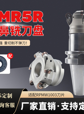 EMR5R圆鼻刀盘EMRW数控铣刀盘装RPMW1003刀片 国产高品质数控刀盘