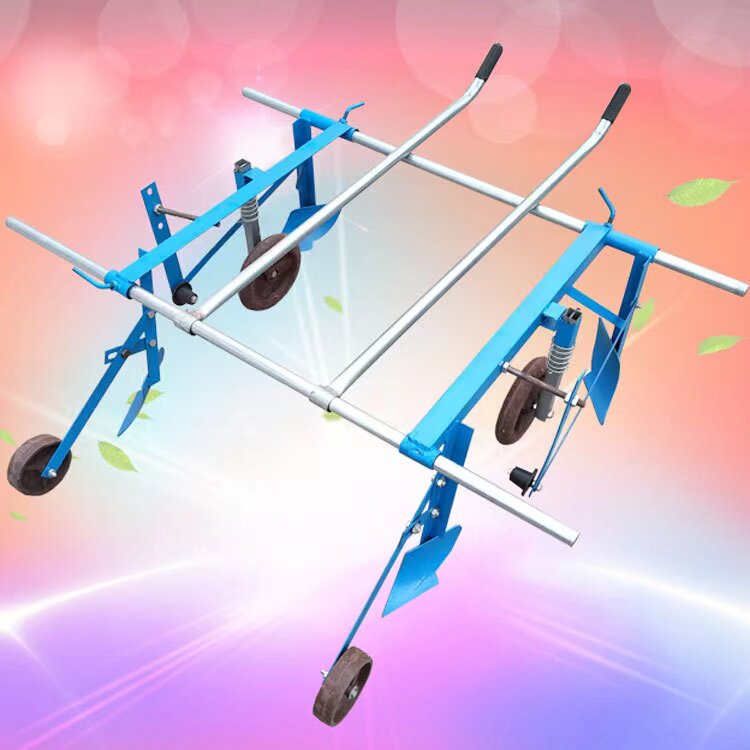 地膜覆盖机2024新升级人力手拉式地膜机农用铺膜机器覆膜机压膜机