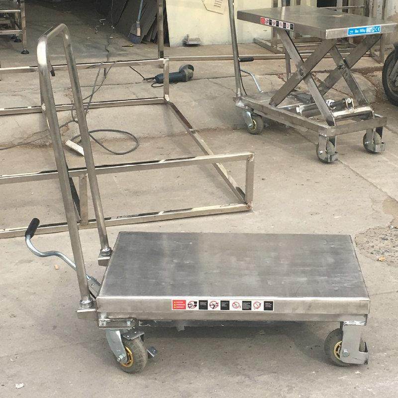 PT500A载重500kg不锈钢平台车全304SUS不锈钢液压手动升降液压车,商业/办公家具,平板手推车/工具车/爬楼机,淘宝优惠券,粉丝福利购,淘宝优惠卷