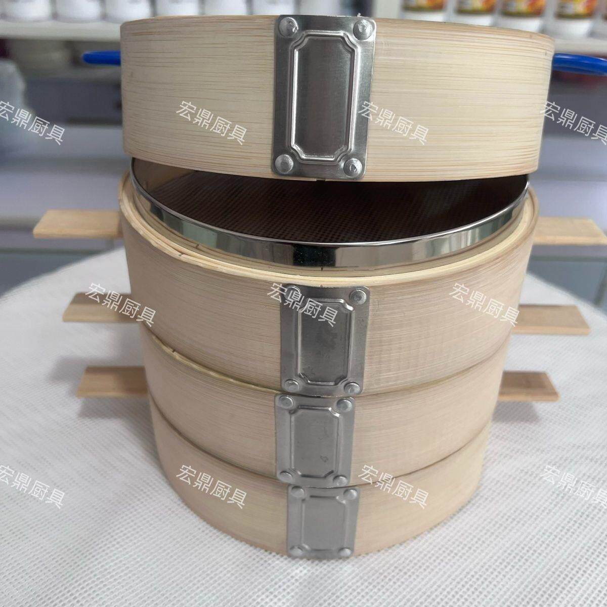 竹柄蒸笼小笼包摆摊蒸饺