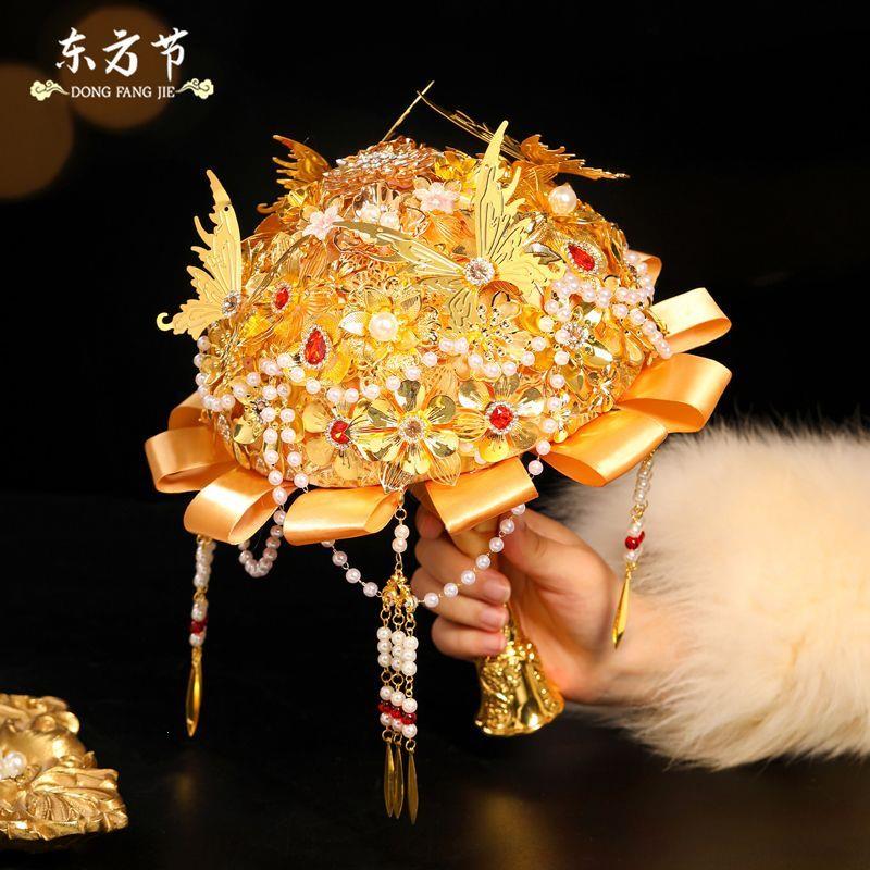 结婚礼物送新娘秀禾黄金