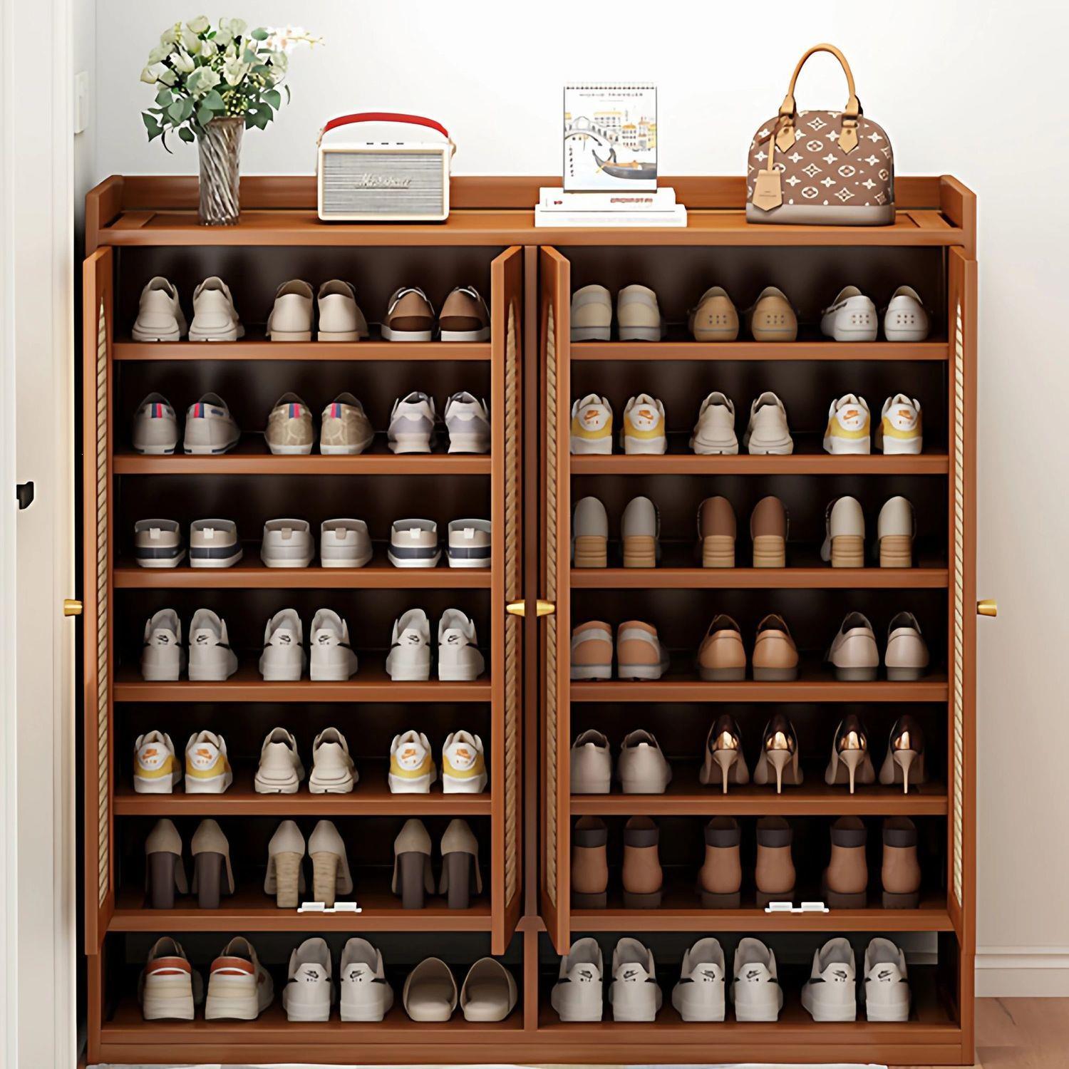 楠竹鞋柜简约现代防霉大