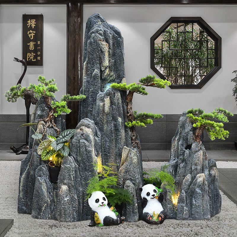 仿真假山石头造景观布景