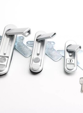 银色黑色香槟色平面锁XAT81/82/83/84/89/90-A82/110/138配电柜锁