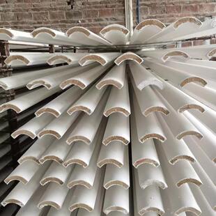 厂家定制实木线条半圆木线条圆弧线条装饰圆形木线条包覆扣线