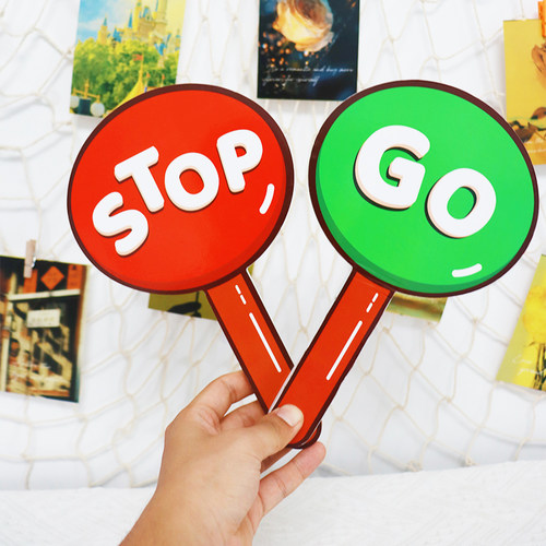 红绿灯英语指示牌GOSTOP