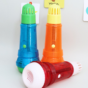 物理回声话筒玩具无线麦克风主持人儿童语言表达训练宝宝唱歌教具