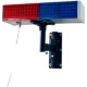 220V接电挂壁式 爆闪灯sled红蓝安全警示灯挂墙绑电线杆闪光灯强光
