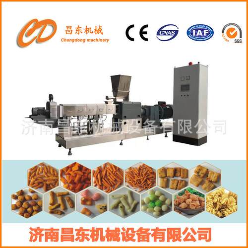 膨化食品生产机械设备 油炸锅巴 膨化食品生产线
