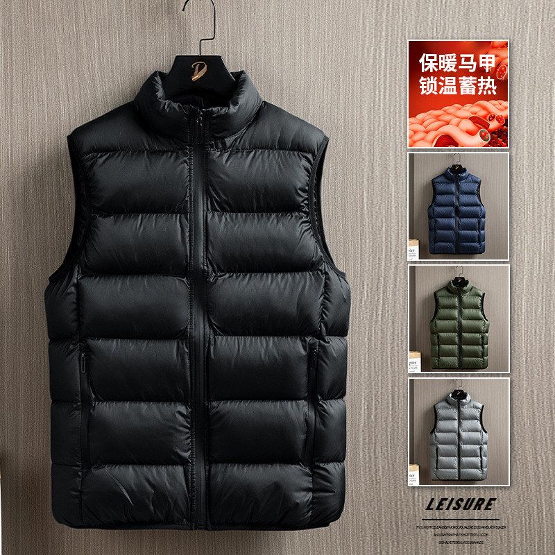 外穿棉服保暖马甲高品质背心男款外套羽戎棉马秋冬夹坎肩图片
