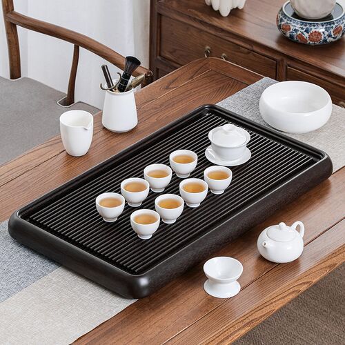 电木茶盘整块家用k排水客r厅新款办公室高端大号长方形简约茶具茶