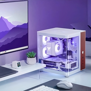 MATX 乔思伯机箱TK0 TK3曲面无立柱海景房机箱ITX TK2 ATX TK1