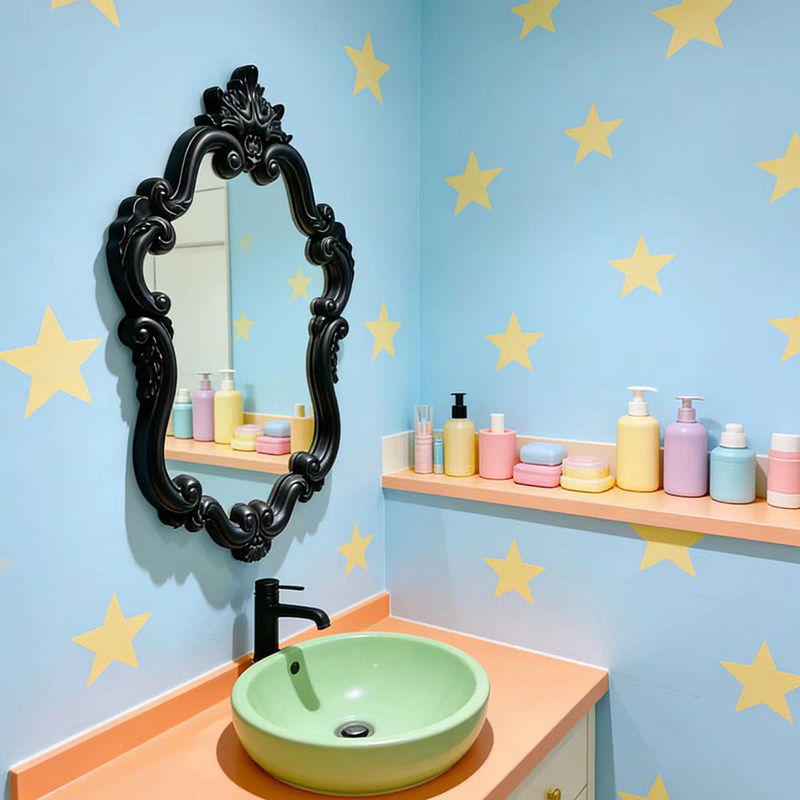 欧式高级雕花卫浴镜美式梳妆镜客厅玄关壁炉装饰镜led智能化妆镜