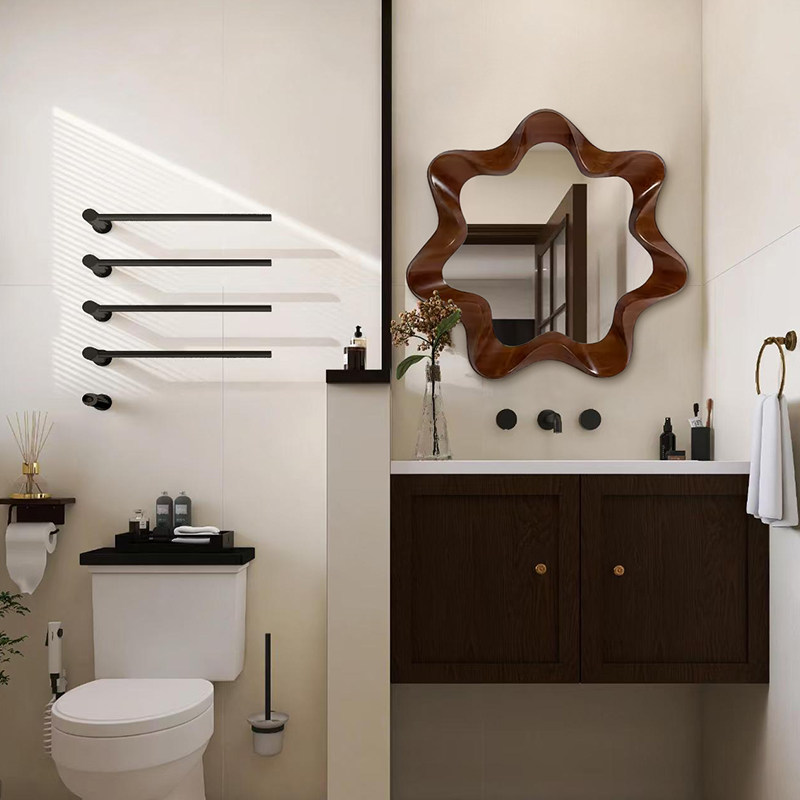 新中式卫生间led浴室镜化妆镜民宿洗手间壁挂镜子客厅墙面装饰镜