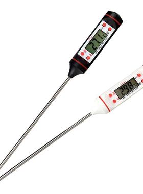 TP101食品温度计BBQ烤肉温度计牛奶烧烤油温水温笔试温度计计