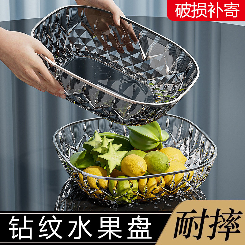 2024新款小精致高级水晶水果盘子图片