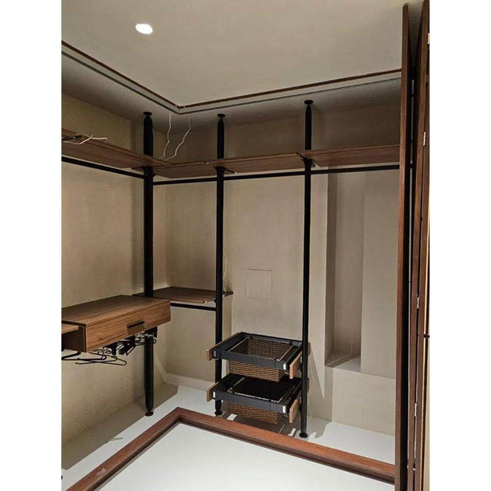 铝合金型材立柱式框架金属定制衣柜架砌墙环保开放式铝立柱衣帽间,住宅家具,金属衣柜,淘宝优惠券,粉丝福利购,淘宝优惠卷