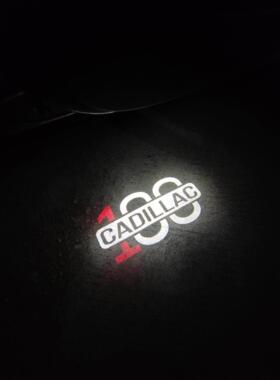 凯迪拉克CT5 CT4 XT5XT6ATSLCT6XTS专用车门迎宾灯高清镭射照地灯