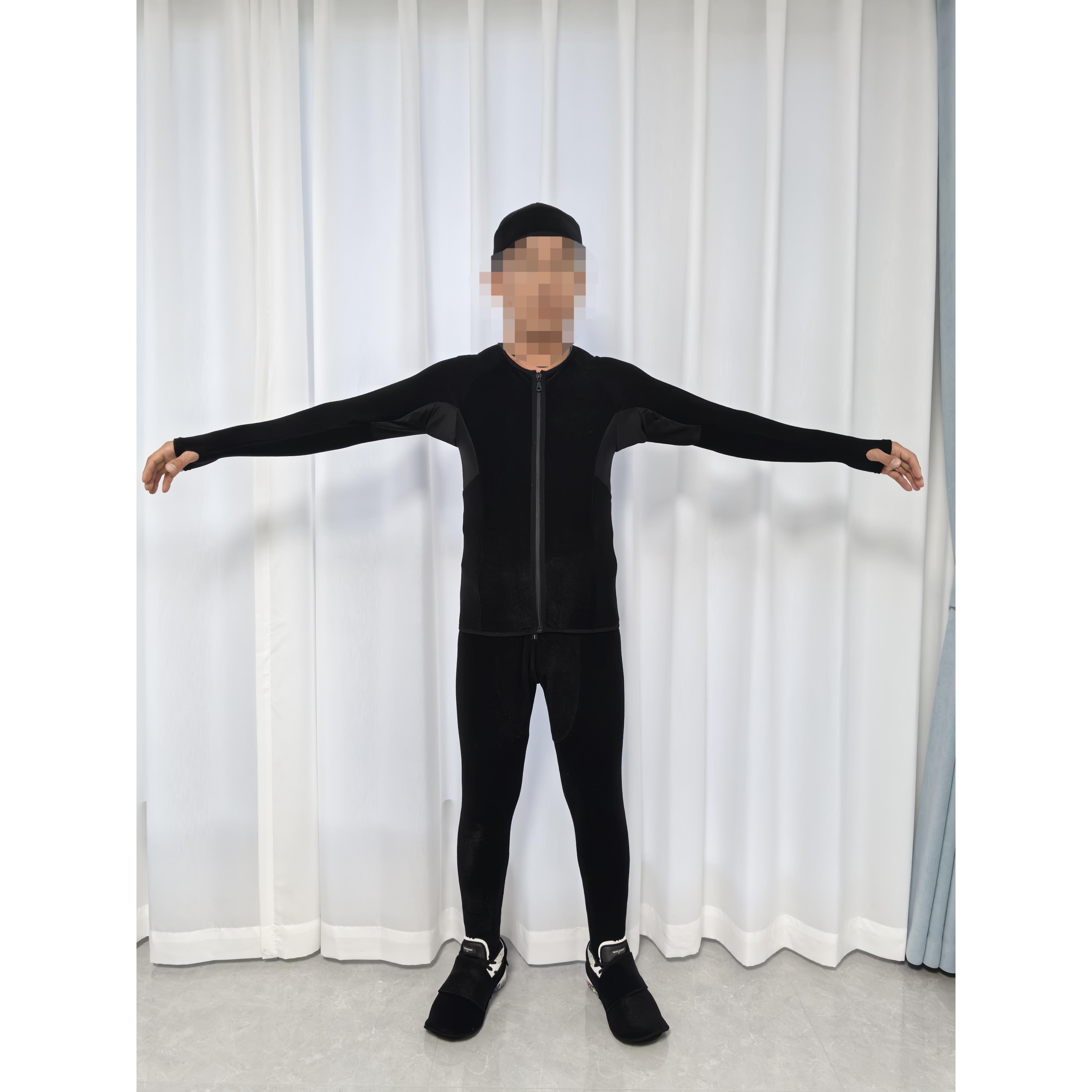 新款动作捕捉服、动捕服毛面服、Marker球动捕追踪球反光球